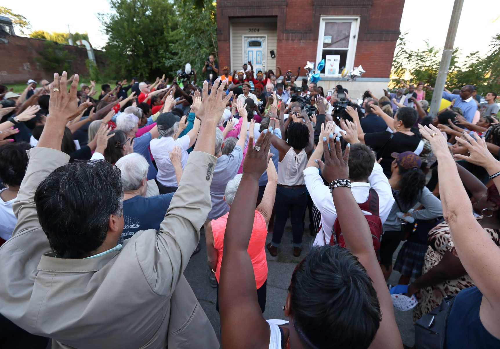 Vigil for 7-year-old Xavier Usanga killed by stray bullet in St. Louis